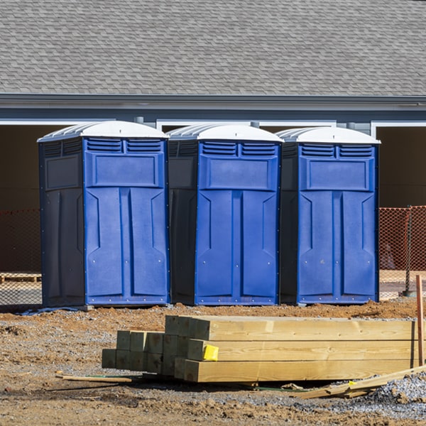 are there any restrictions on what items can be disposed of in the porta potties in Copan OK